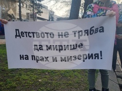 Добрич - протест - улици