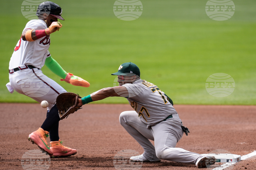 Athletics Braves Baseball