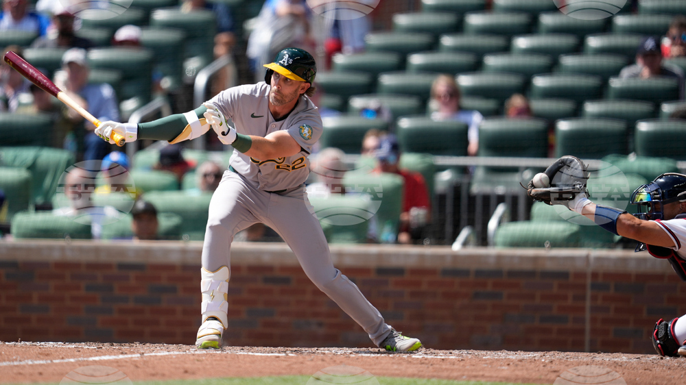 Athletics Braves Baseball