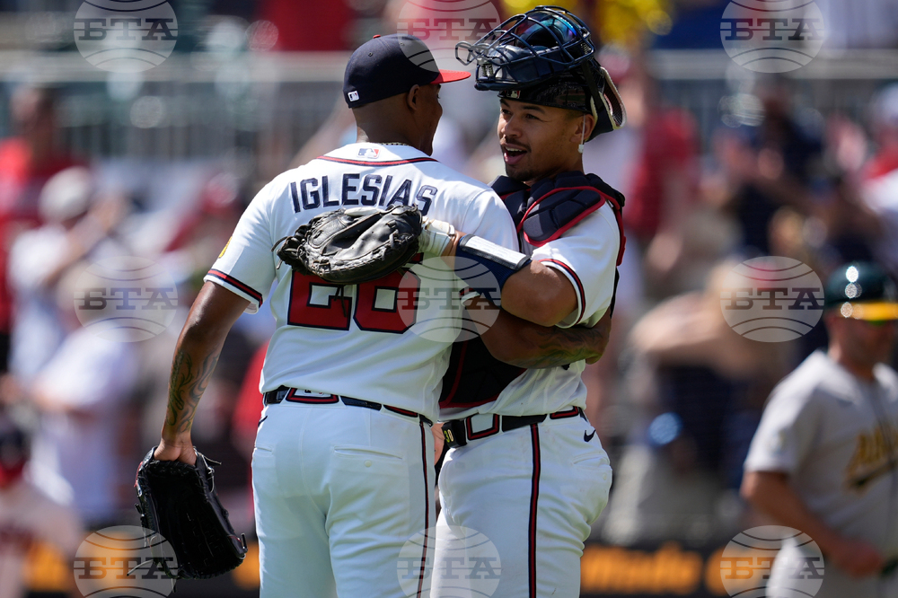 Athletics Braves Baseball