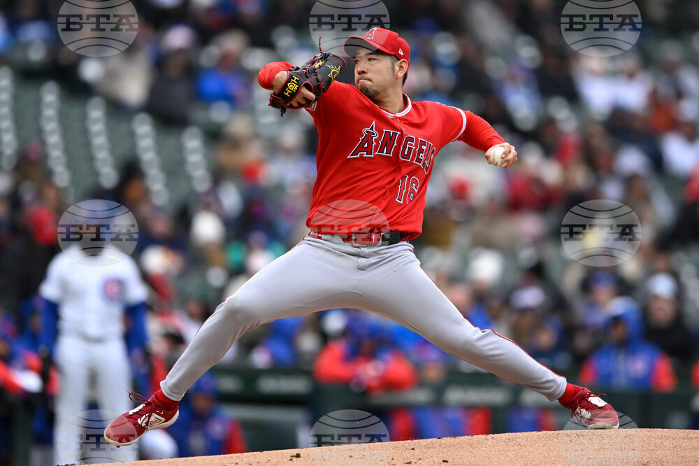 Angels Cubs Baseball