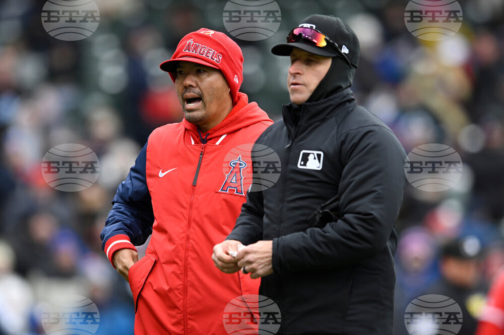 Angels Cubs Baseball