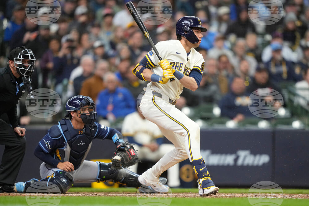 Rays Brewers Baseball