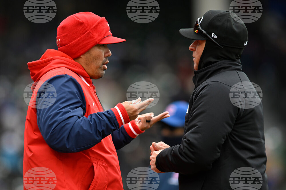 Angels Cubs Baseball
