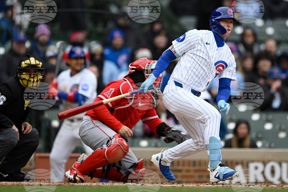 Angels Cubs Baseball