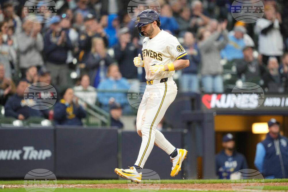 Rays Brewers Baseball