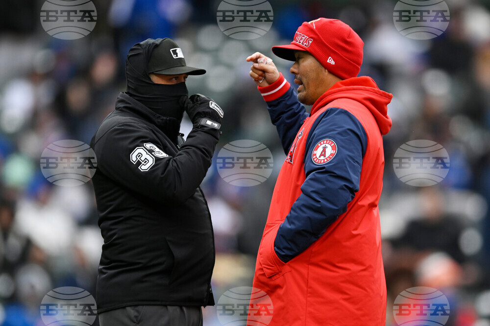 Angels Cubs Baseball