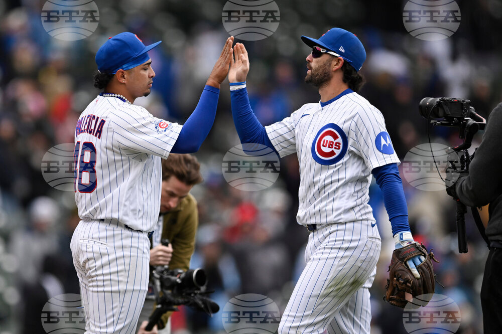 Angels Cubs Baseball