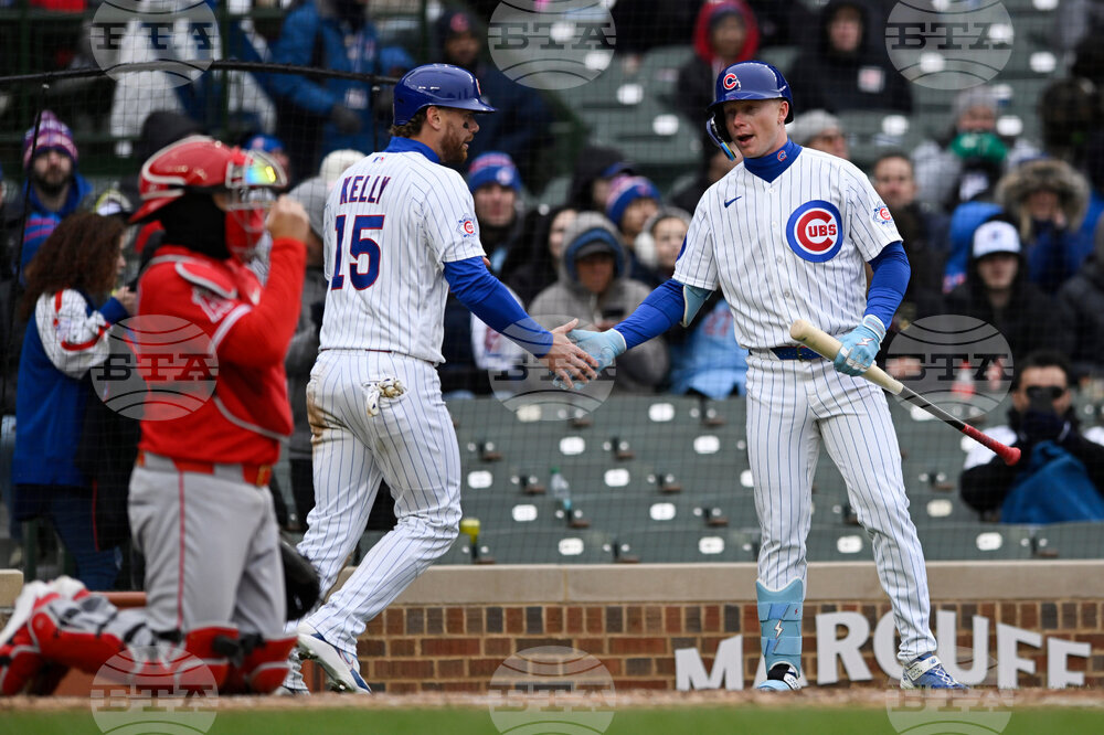 Angels Cubs Baseball