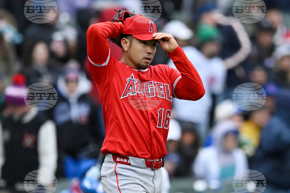 Angels Cubs Baseball