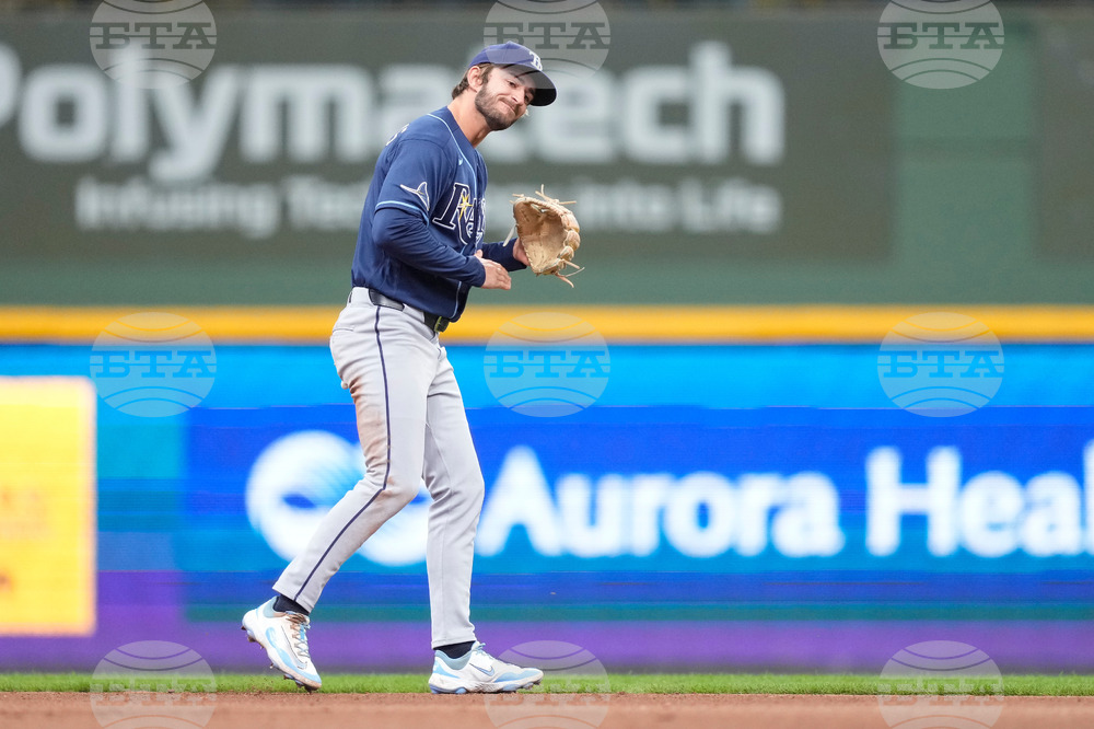 CORRECTION Rays Brewers Baseball