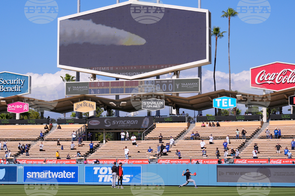 Artemis ll Launch Guardians Dodgers Baseball