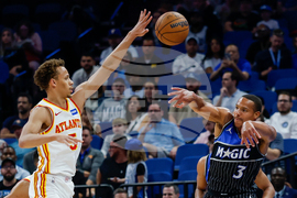 Hawks Magic Basketball