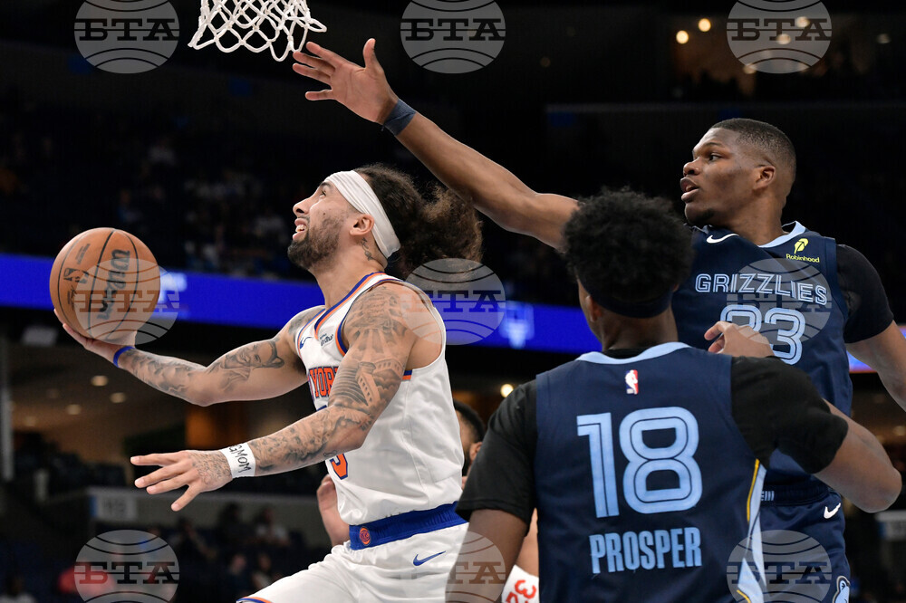 Knicks Grizzlies Basketball