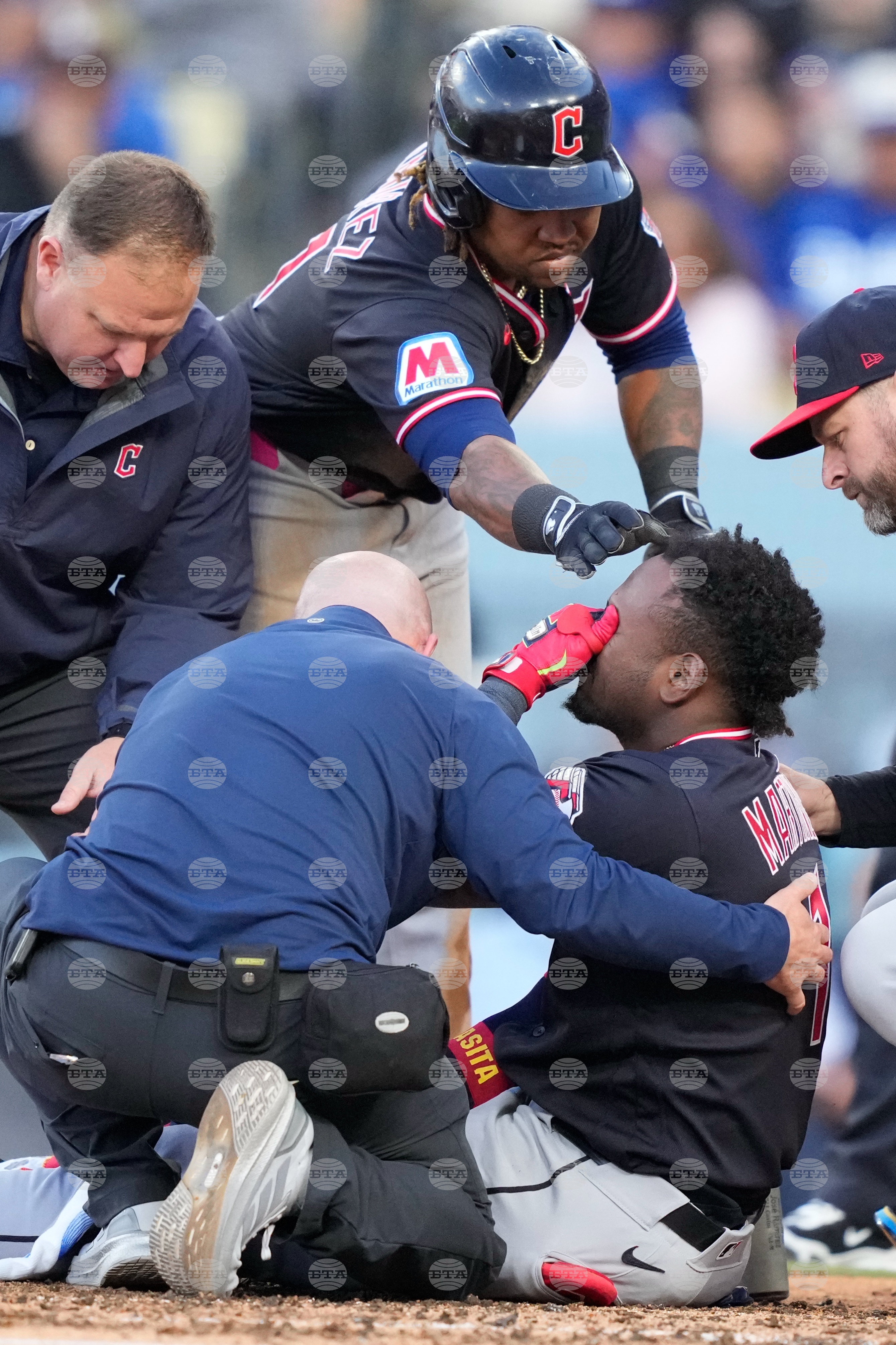 Guardians Dodgers Baseball