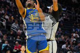 Spurs Warriors Basketball