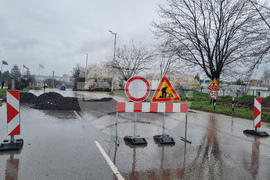 Търговище - кръгово кръстовище - ремонт