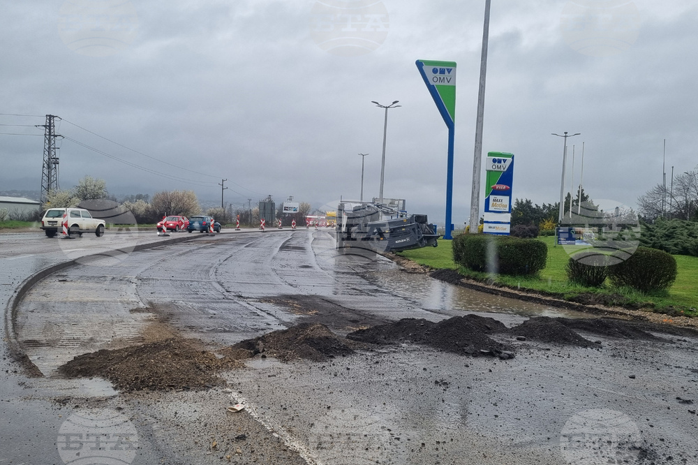 Търговище - кръгово кръстовище - ремонт