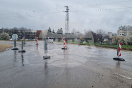 Търговище - кръгово кръстовище - ремонт