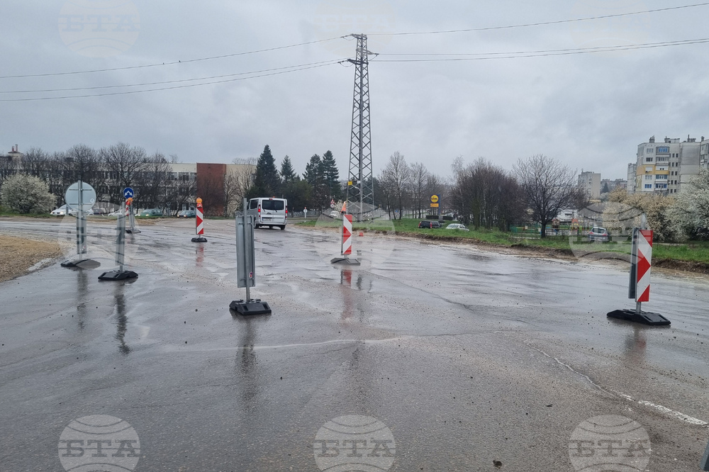 Търговище - кръгово кръстовище - ремонт