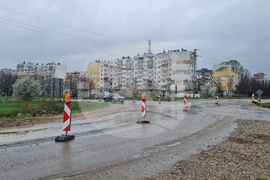 Търговище - кръгово кръстовище - ремонт