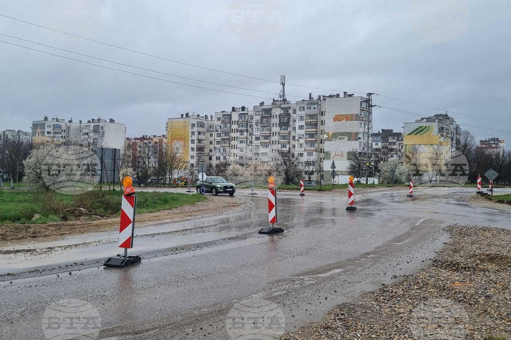 Търговище - кръгово кръстовище - ремонт