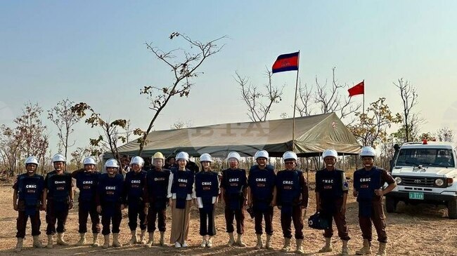 АКП: Подкрепен от Китай проект разчисти 19 000 хектара от противопехотни мини в Камбоджа 