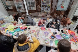 Монтана - Регионален исторически музей - великденска работилница - ученици