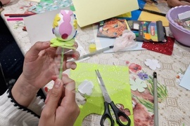 Монтана - Регионален исторически музей - великденска работилница - ученици