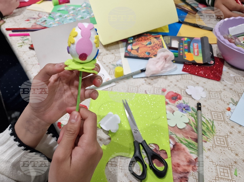 Монтана - Регионален исторически музей - великденска работилница - ученици