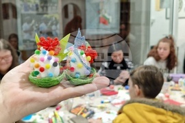 Монтана - Регионален исторически музей - великденска работилница - ученици