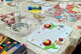 Монтана - Регионален исторически музей - великденска работилница - ученици