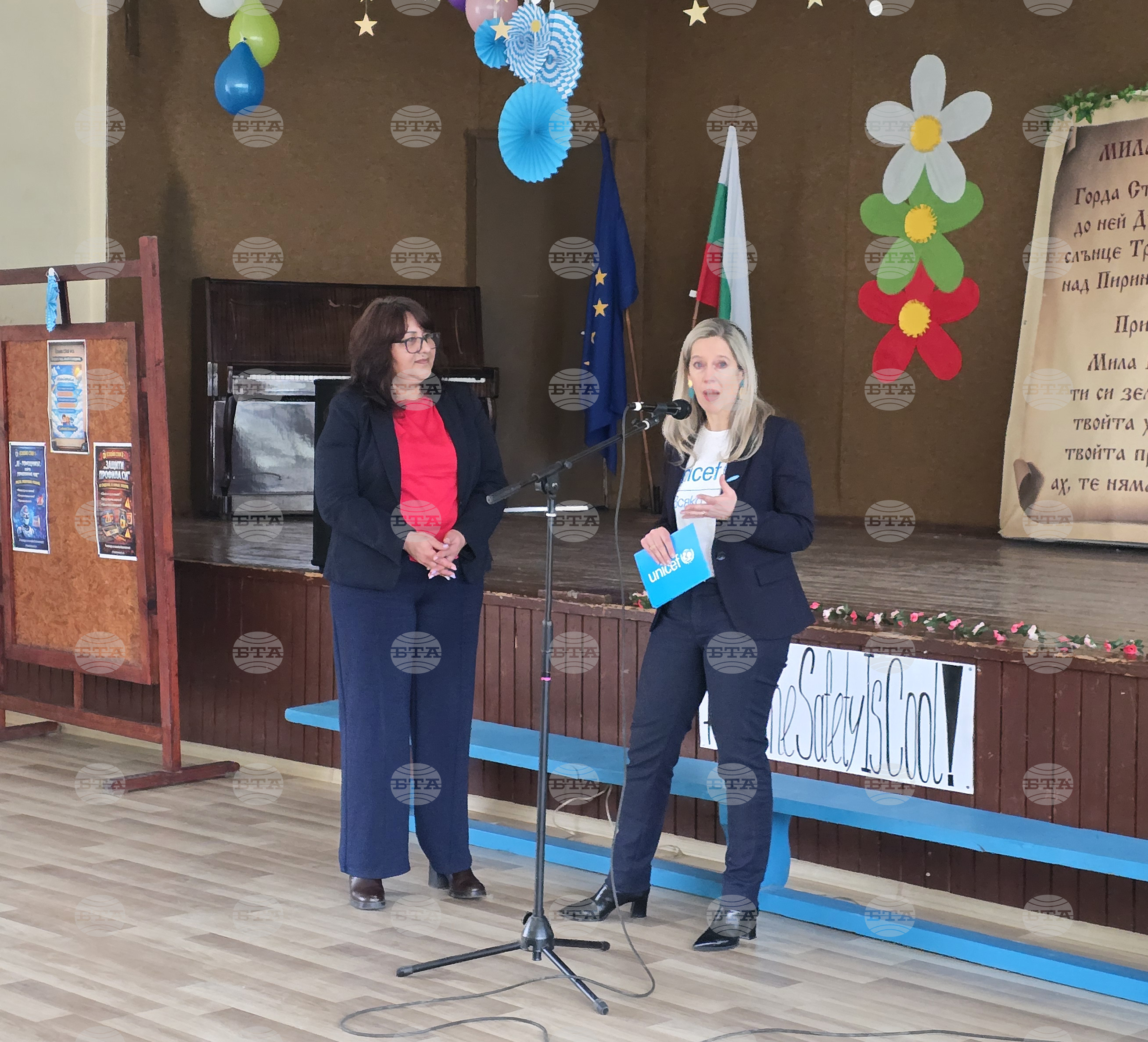 Свищов - УНИЦЕФ - посещение - СУ „Цветан Радославов“