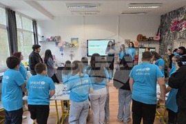 Свищов - УНИЦЕФ - посещение - СУ „Цветан Радославов“