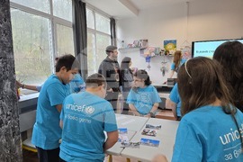 Свищов - УНИЦЕФ - посещение - СУ „Цветан Радославов“