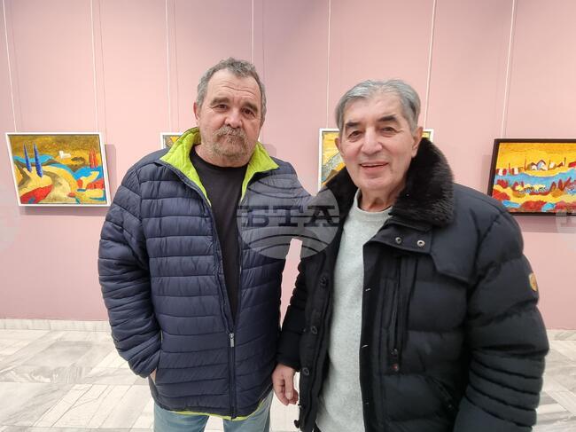 Изложба на художника Огнян Попов беше открита тази вечер в Художествената галерия „Владимир Димитров – Майстора“ в Кюстендил