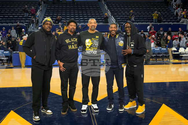 NCAA Michigan Fab Five Reunion Basketball