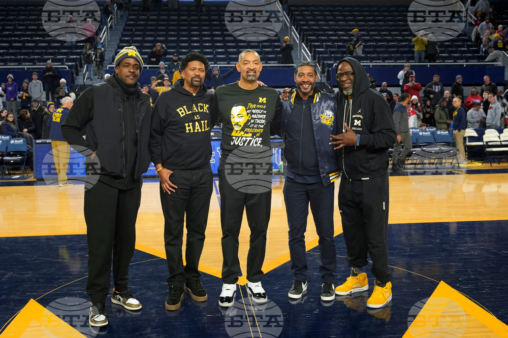 NCAA Michigan Fab Five Reunion Basketball