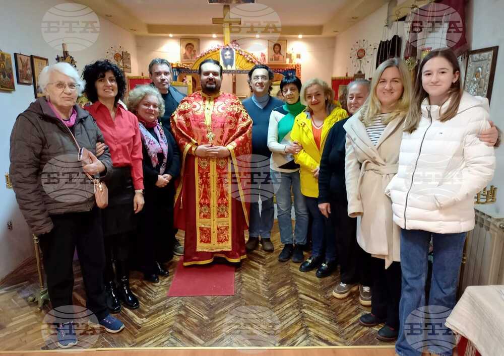 Хърватия - Загреб - Великден - българска църква „Св. Седмочисленици“ - Света Литургия