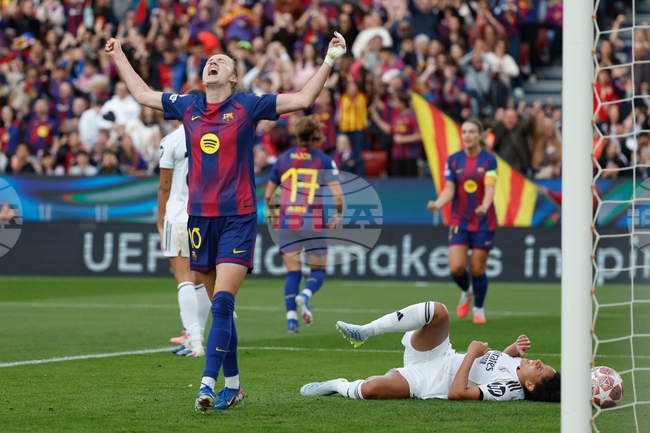APTOPIX Spain Women's Champions League Soccer