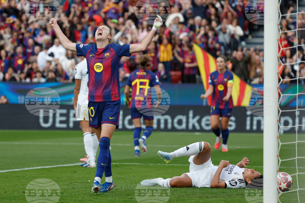 APTOPIX Spain Women's Champions League Soccer