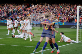 APTOPIX Spain Women's Champions League Soccer