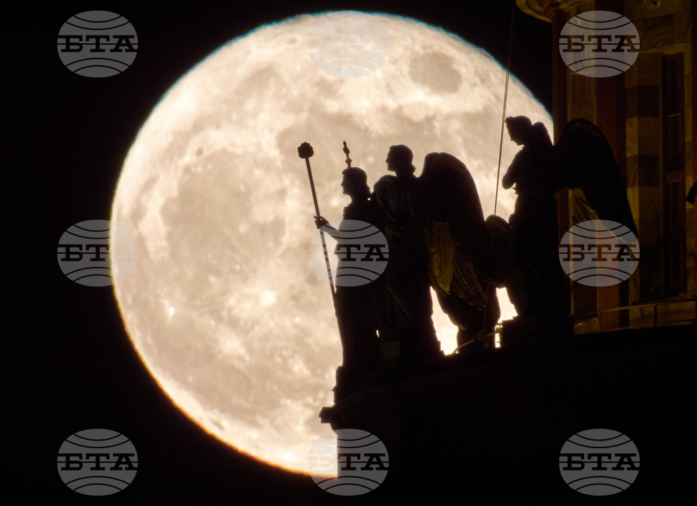 APTOPIX Russia Full Moon