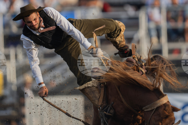 APTOPIX Uruguay Holy Week Rodeo
