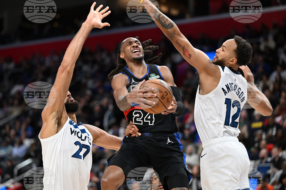 Timberwolves Pistons Basketball