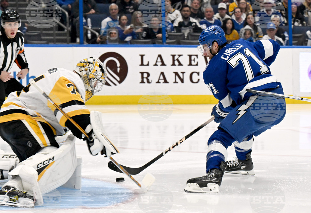 Penguins Lightning Hockey