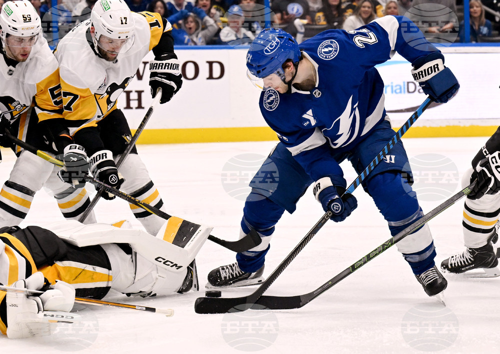 Penguins Lightning Hockey