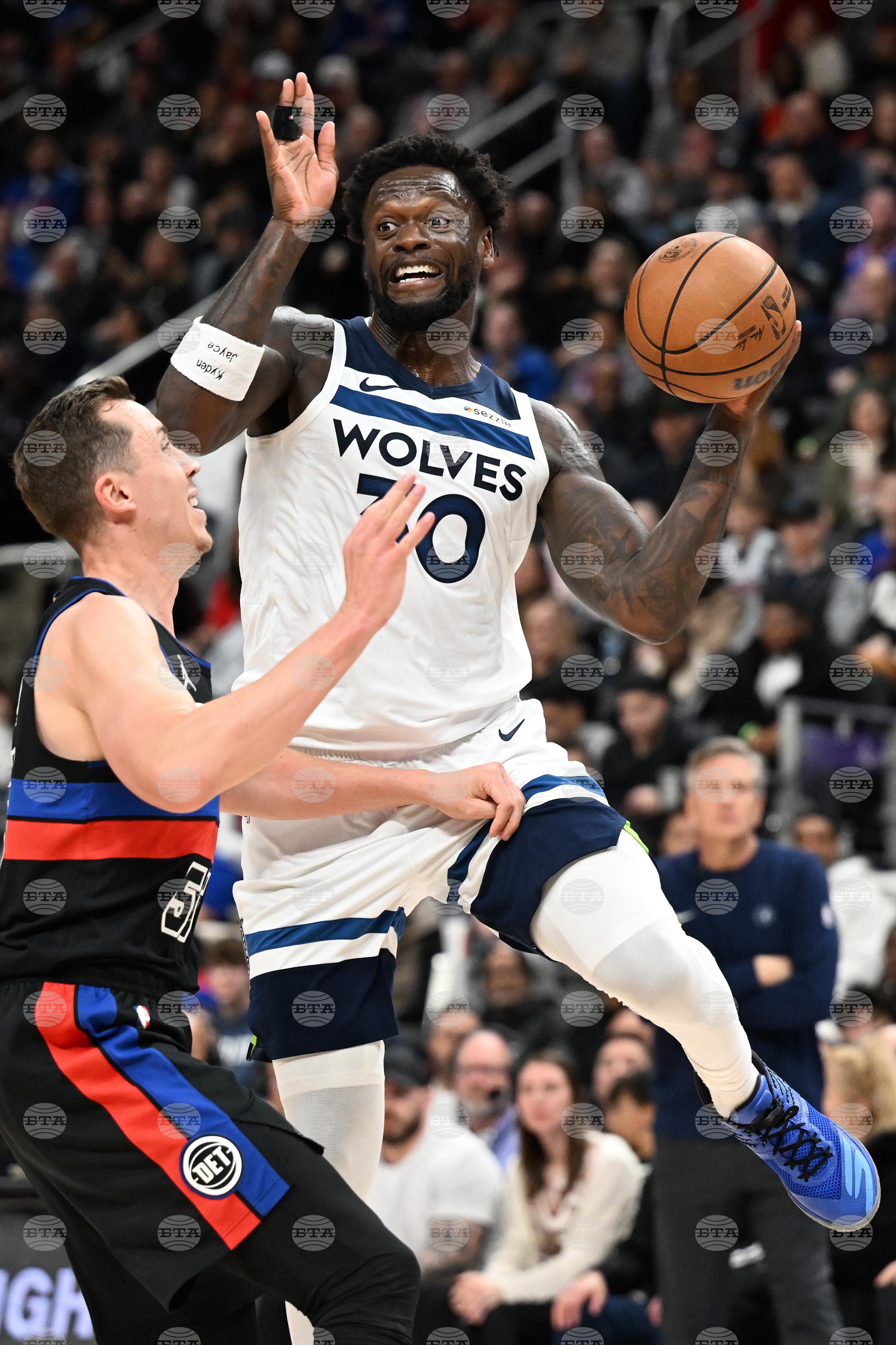 Timberwolves Pistons Basketball