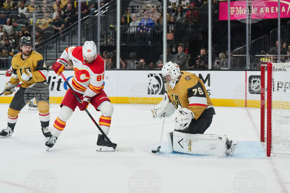 Flames Golden Knights Hockey