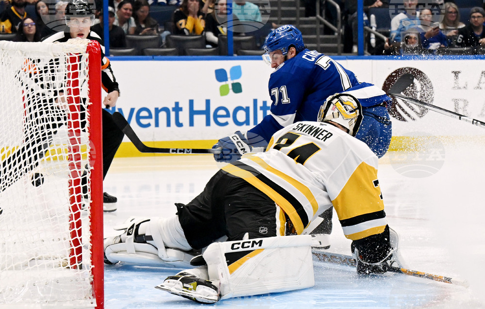 Penguins Lightning Hockey